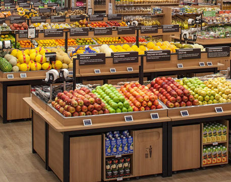 Техники и методы выкладки свежих фруктов и овощей в круглосуточных магазинах овощных супермаркетов